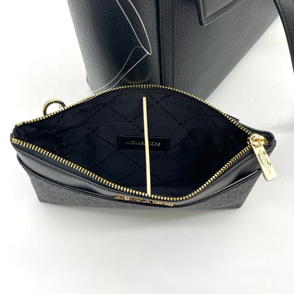 Michael Kors Maisie 3 in 1 Large Pebbled Leather Tote Bag - Picture 8 of 15